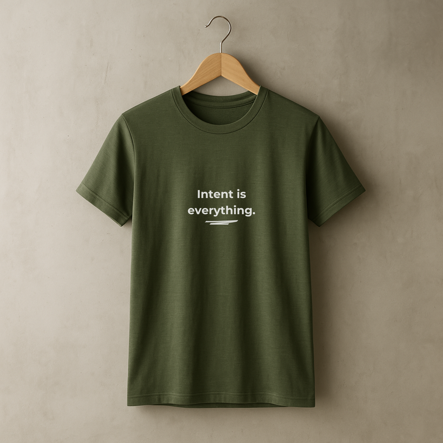 Intent Is Everything • Minimalist T-Shirt for Purposeful Living